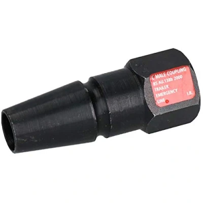 Image of HGV Red Line Fitting C Coupling Male Adaptor 1/2&quot; BSP Air Hose Truck Lorry IR