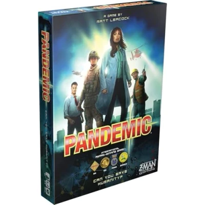 Image of Z Man Games Pandemic Board Game Ages 8+ 2 4 Players 45 Minutes Playing Time