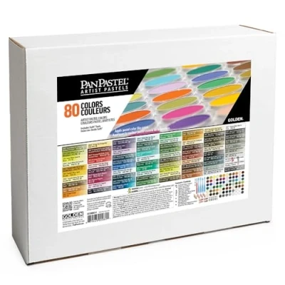 Image of PanPastel Colorfin PPSTL80 Ultra Soft Artist Pastel Set, 80 Pack