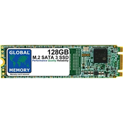 Image of GLOBAL MEMORY 128GB M.2 2280 NGFF SATA 3 SOLID STATE DRIVE (SSD) FOR LAPTOPS/DESKTOP PCs/SERVERS/WORKSTATIONS/MOTHERBOARDS
