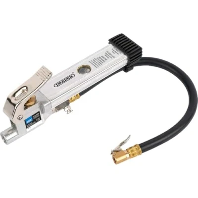 Image of Draper Air Line Inflator with Open Ended Clip On Connector