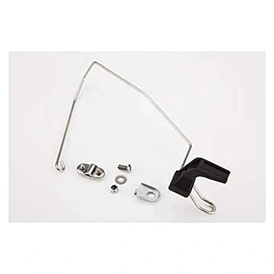 Image of Brompton front mudguard stay steel, complete with hook and fixings.