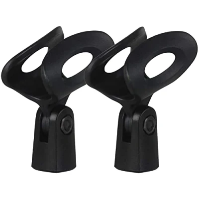 Image of Large Microphone Holder Adapter 26 30mm Mic Stand Clip Accs
