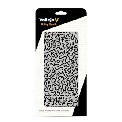 Image of Vallejo VALST CAM001 Scale Model Stencil Set