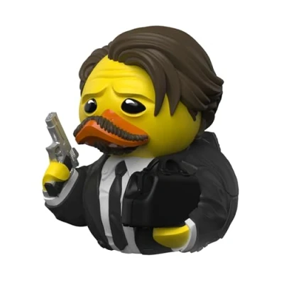 Image of TUBBZ First Edition: Reservoir Dogs Mr. Pink Cosplaying Rubber Duck Vinyl Figure