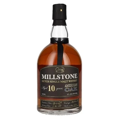 Image of Millstone American Oak 10yo Single Malt Dutch Whisky, 70 cl