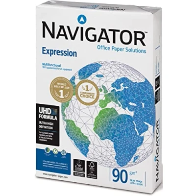 Image of Igepa Navigator Expression 82427B90B Copier Paper Din A3 Letter and Office Paper,White