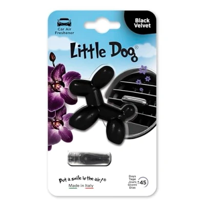 Image of Little Joe Dog Gel Air Freshener Black Velvet Scent for Car Vent. Long lasting, up to 45 days. Irresistible and Fun All Ages.