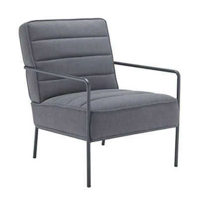 Image of Office Hippo Amethyst Reception Lounge Chair, Grey