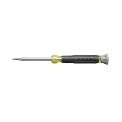 Image of Precision Electronics Screwdriver 4 in 1, Torx, Spin Top, Cushion Grip, Industrial Strength Bits Klein Tools 32585