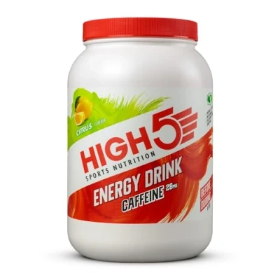 Image of HIGH5 Energy Hydration Drink With Caffeine Refreshing Mix of Carbohydrates and Electrolytes (Citrus, 2.2kg)