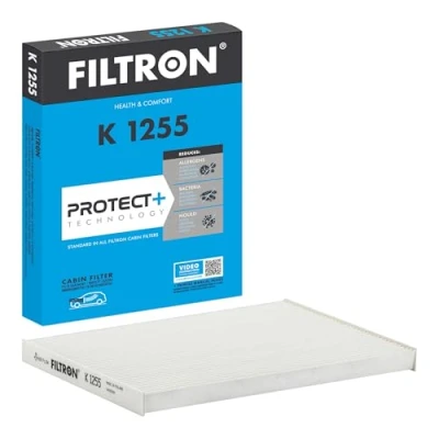 Image of 27277EN000, 27277EN025, B7277EN00M Pollen Filter FILTRON K 1255 Particulate 189mm 265mm 20mm NISSAN: Qashqai / Qashqai+2 I, X Trail