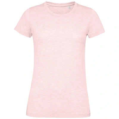 Image of SOLS Womens/Ladies Regent Fit T Shirt (Heather Pink) Multicolour Cotton Size Large