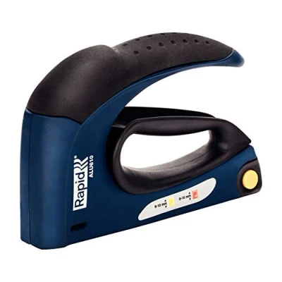 Image of Rapid Heavy Duty Staple Gun ALU610 for No. 13 and 53 Staples, Manual with Reversed Trigger Durable Cast Aluminium Body (40107318)