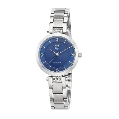 Image of ETT Eco Tech Time Solar ELS 12142 31M Women&#039;s Analogue Watch with Stainless Steel Strap, Bracelet
