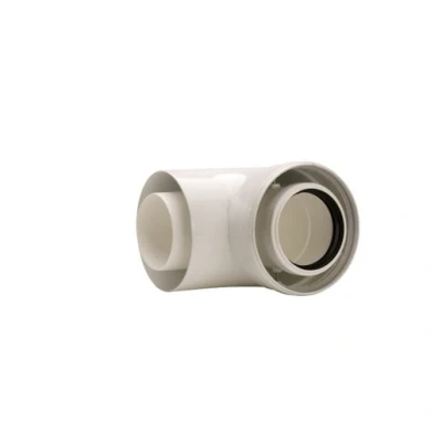 Image of Ariston 90 Degree He Flue Elbow 125mm 3318091