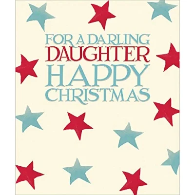 Image of For A Darling Daughter Emma Bridgewater Christmas Card Greeting Cards 458101