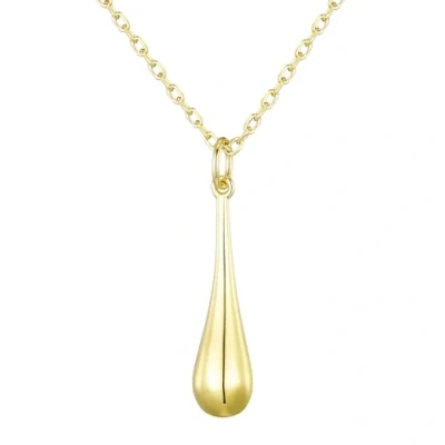 Image of Philip Jones Gold Plated Teardrop Necklace