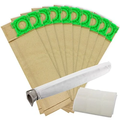 Image of Spares2go Bag &amp; Filter Service Kit Compatible With Sebo X Series C Vacuum Cleaner (Pack of 10 Bags + 2 Filters)