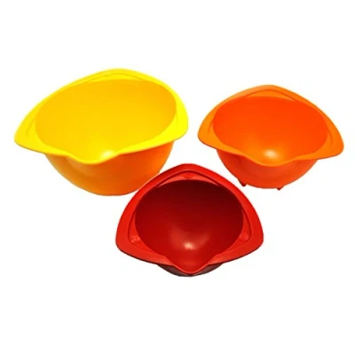 Image of Set x 3 Children&#039;s Baking Mixing Bowls 1 6&quot;, 5&quot;, 1x 4&quot;. Brilliant for Those Little Helping Hands. (S7361) Free UK Postage