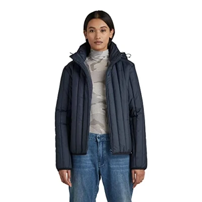 Image of G STAR RAW Women&#039;s Meefic Vertical Quilted Jacket, Blue (salute D22241 B958 C742), M