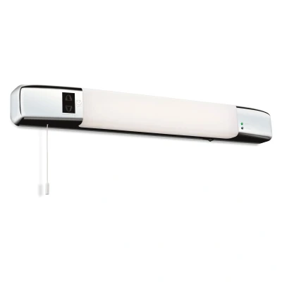 Image of Slimline LED Bathroom Shaver Light (Switched) Chrome