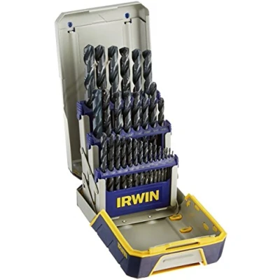 Image of IRWIN Tools Black Oxide Metal Index Drill Bit Set with Case, 29 Piece (3018004)