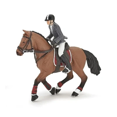 Image of Papo 51561 Competition Rider HORSES, FOALS AND PONIES Figurine, Multicolour