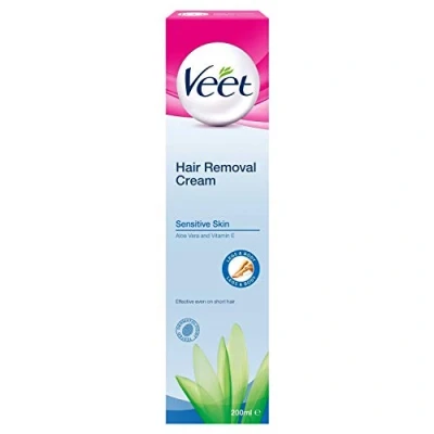 Image of Veet Hair Removal Cream for Sensitive Skin Body &amp; Legs (200ml) x 2