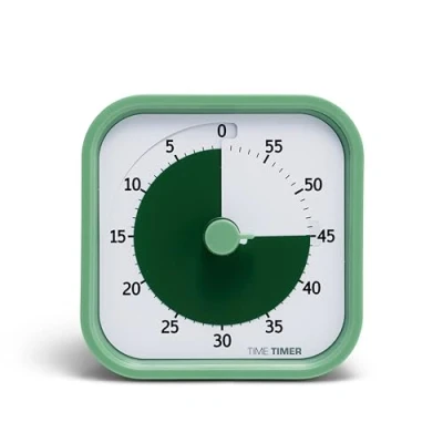 Image of TIME TIMER Timer, Silicone, Green, 9 x 5 cm