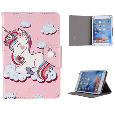 Image of Girls Favorite Cartoon Kids Tablet Case For Universal 7&quot; 8&quot; 9.7&quot; 10&quot; 10.1&quot; inch Cover (Universal (7&quot; Inch), Pink Unicorn)