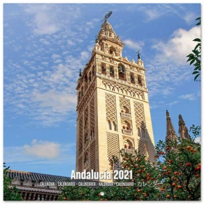 Image of Grupo Erik Andalucia 2021 Wall Calendar 11.8 x inches (16 Months) Family Planner