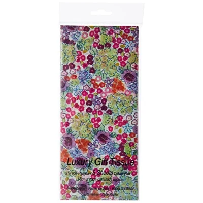 Image of SatinWrap Luxury Printed Tissue Wrapping Paper Liberty Bloom 5 sheet