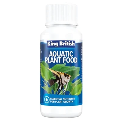 Image of King British Aquatic Plant Food 100ml Provides Essential Nutrients For Growth Coldwater &amp; Tropical Aquariums Nitrate Free Helping Avoid Algae