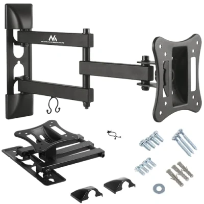 Image of Maclean Bracket MC 719 Handle to a TV or Monitor 13 27 &quot;15 kg Universal Black Max VESA 100x100