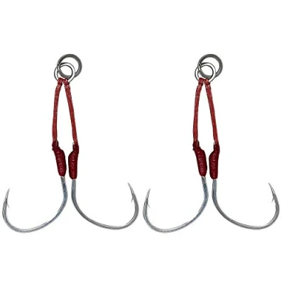 Image of Savage Gear Bloody Assist Hooks twin size 3/0 c/o Reelfishing