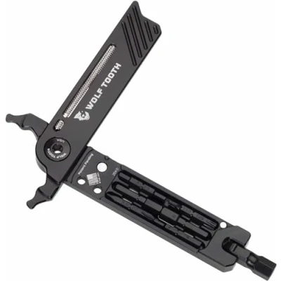 Image of Wolf Tooth 8 Bit Pliers Black Bolt Lightweight Precision Engineered Aluminium Bike Repair Accessories