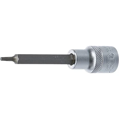 Image of BGS 4468 Bit Socket length 100 mm 12.5 (1/2&quot;) Drive T Star (for Torx) T15