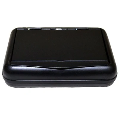 Image of TI3300RA Matt Black With Paper Holder Tobacco Tin And Humidifier Stone