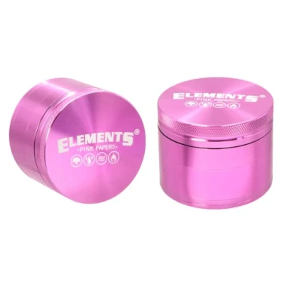 Image of ELEMENTS 20564 Grinder Pink 61 mm 4 Pieces, Aluminium, Pink/Pink