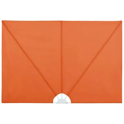 Image of vidaXL Collapsible Terrace Side Awning Terracotta 300x150 cm