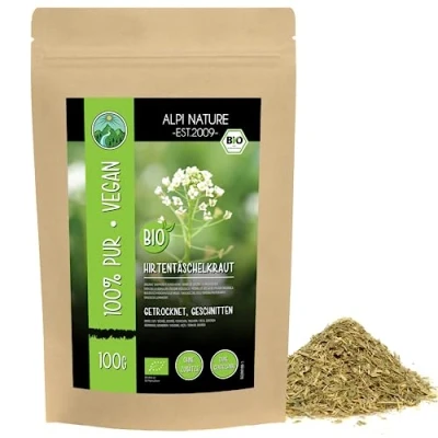 Image of Organic shepherd&#039;s purse dried, cut from wild collection, tea 100% natural, without additives (100 GR (3.5oz))