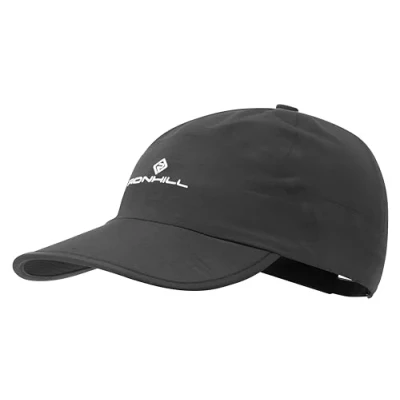 Image of Ronhill Running, Sunlight Cap, All Black with Reflect, Size S/M