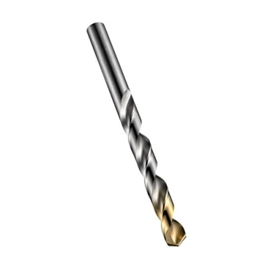 Image of Dormer A002 HSS High Speed Steel Jobber Drill Bit with 118 Degree Tin Tipped Split Point, Pack of 5pcs