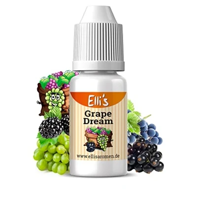 Image of Ellis Aromen Grape Dream liquid food flavour for and liquids, baking, cooking, as oatmeal quark low calorie