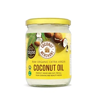 Image of Coconut Merchant Organic Oil 500mL Extra Virgin, Raw, Cold Pressed, Unrefined Ethically Sourced, Vegan, Ketogenic and 100% Natural For Hair, Skin &amp; Cooking