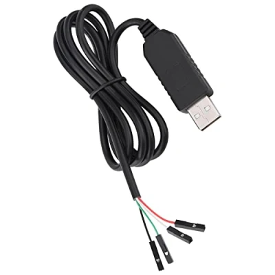 Image of YWBL WH Adapter Cable, TTL USB Converter, PL2303HX RS232 Upgraded Converter To COM/TTL Serial STC Download Cable for Laptops, Router, Keyboard etc