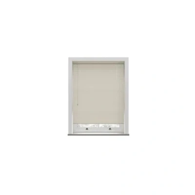 Image of Cream PVC Venetian Blind 152cm Drop (25mm Slats) 70cm Wide