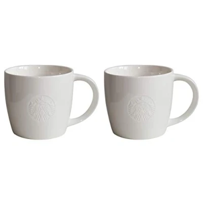 Image of STARBUCKS Mug Grande Fore Here Series White Collectors Set Variations 4 Grande/16oz/473ml