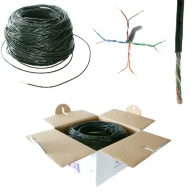 Image of 305m Outdoor External CAT5 Ethernet Network Cable Reel/Drum LAN UTP RJ45 CCA